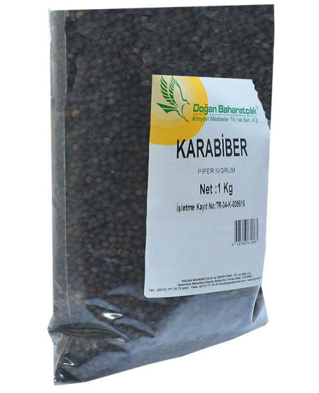 Karabiber Doğal Tane 1000 Gr Paket