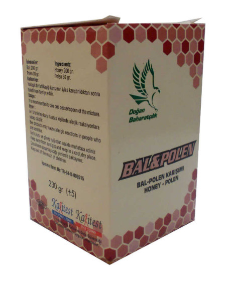 Bal Polen Karışımı 230 Gr
