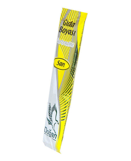 Pasta Şerbet Slime Gıda Boyası Sarı Toz 9 Gr Paket