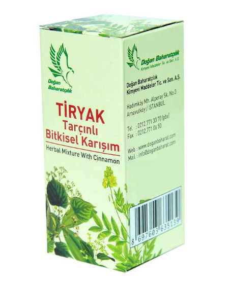Tiryak Tarçınlı Bitkisel Karışım 50 cc