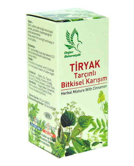 Tiryak Tarçınlı Bitkisel Karışım 50 cc