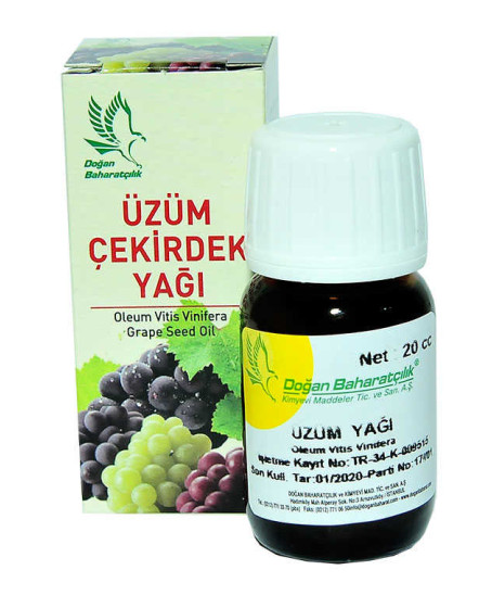 Üzüm Çekirdeği Yağı 20 cc