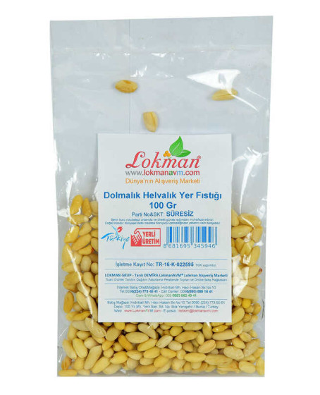 Dolmalık Helvalık Yer Fıstığı 100 Gr Paket