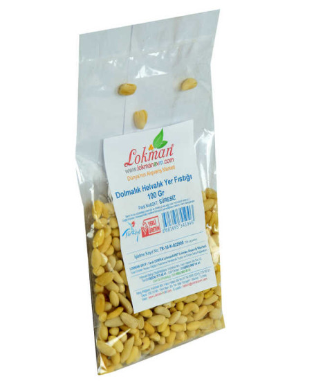 Dolmalık Helvalık Yer Fıstığı 100 Gr Paket