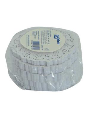 Kağıt Bardak Altlığı 9 Cm Dantel Desenli Beyaz 500 Adetli 1 Paket