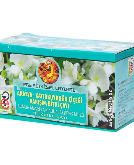 Akasya Katırkuyruğu Çiçeği Karışım Bitki Çayı 20 Süzen Poşet