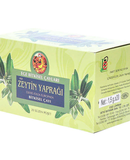 Zeytin Yaprağı Bitki Çayı 20 Süzen Poşet