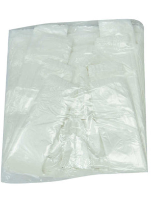 Ekonomik Mini Boy Atlet Hışır Poşet 30X20 Cm İnce Beyaz 250 Adet 1 Paket