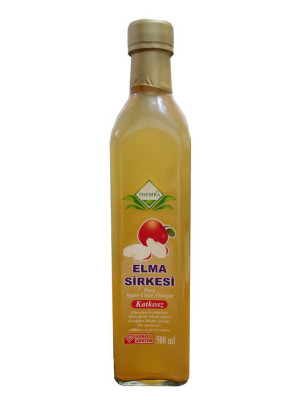 Elma Sirkesi Cam Şişe 500 ML