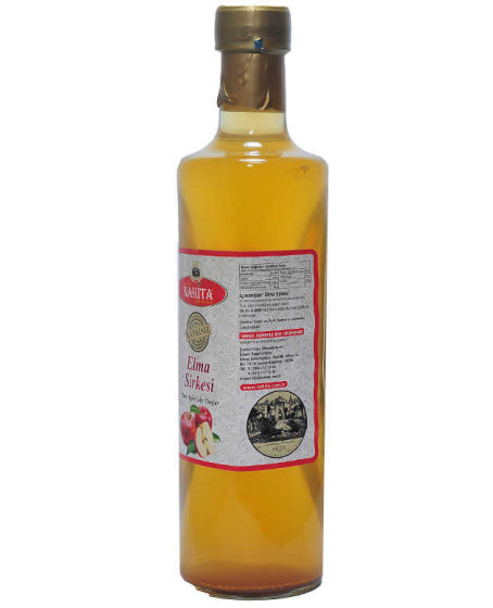 Elma Sirkesi Doğal Katkısız Cam Şişe 500 ML