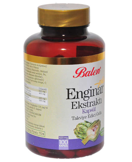 Enginar Ekstraktı Plus+ 100