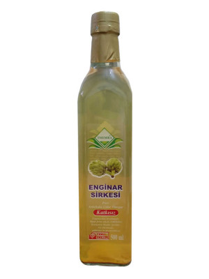 Enginar Sirkesi Cam Şişe 500 ML