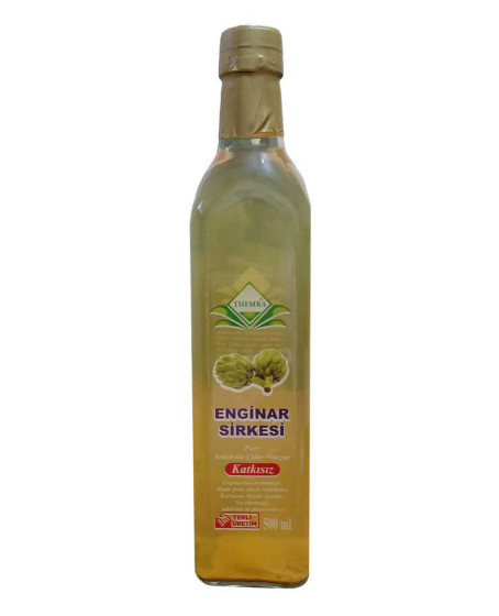 Enginar Sirkesi Cam Şişe 500 ML