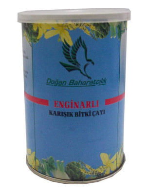 Enginarlı Karışık Bitkisel Çay 100 Gr Teneke Kutu