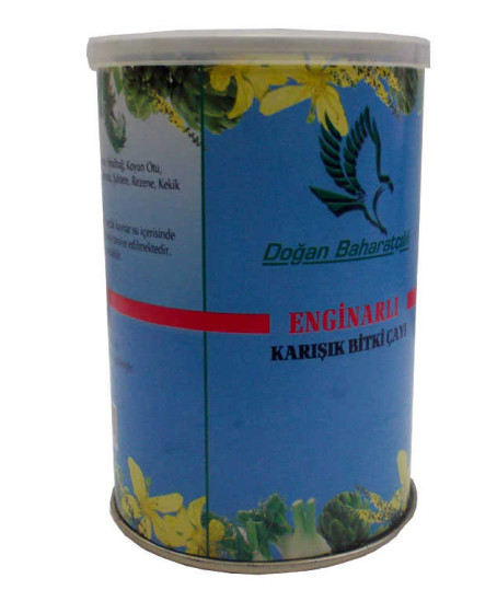 Enginarlı Karışık Bitkisel Çay 100 Gr Teneke Kutu