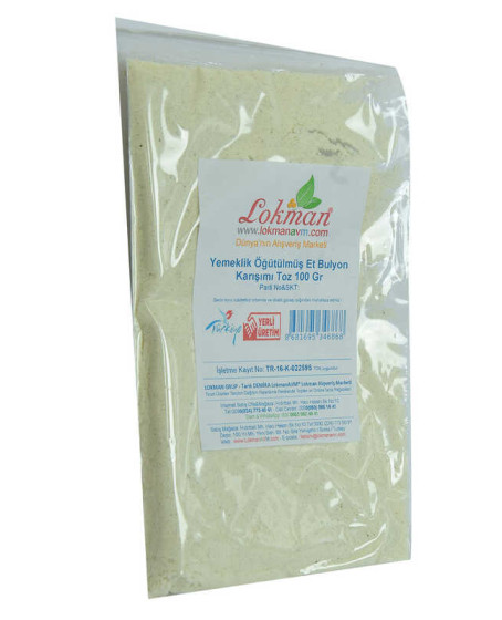 Et Bulyon Toz Yemeklik Öğütülmüş Karışım 100 Gr Paket