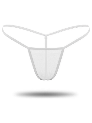 Transparan Tül String Tanga