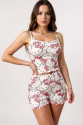 Hello Kitty Baskılı Askılı Şortlu Pijama Hello Kitty Baskılı Askılı Şortlu Pijama