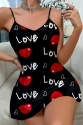 Love Desenli  Saten