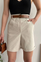 Gabardin kumaş şort Gabardin kumaş şort