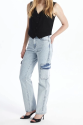 Kargo cep kar yıkama jeans pantolon Kargo cep kar yıkama jeans pantolon
