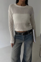 Triko transparent bluz beyaz Triko transparent bluz beyaz