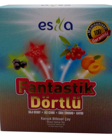 Fantastik Dörtlü Bitkisel Yaz Çayı 45 Süzen Poşet