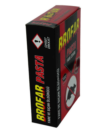 Fare ve Sıçan Öldürücü Pasta Fare Zehiri 100 Gr (10 Adet x 10 Gr)