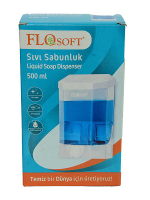 Sıvı Sabunluk ve Şampuan Makinası Şeffaf Renk 500 ML Hacimli