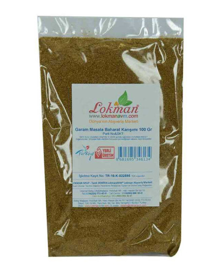 Garam Masala Baharat Karışımı 100 Gr Paket