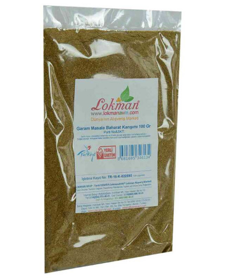 Garam Masala Baharat Karışımı 100 Gr Paket