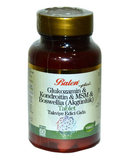 Glukozamin Kondroitin MSM Boswellia 60 Tablet