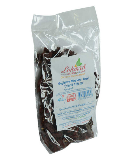 Gojiberry Meyvesi Kurt Üzümü Doğal 100 Gr Paket