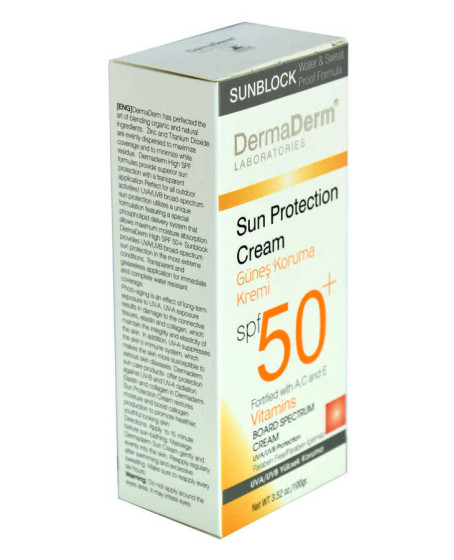 Güneş Koruma Kremi Spf 50+ Faktör Parabensiz UVA/UVB Yüksek Koruma 100 Gr