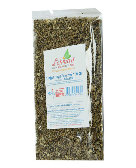 Hayıt Tohumu Tane Doğal 100 Gr Paket