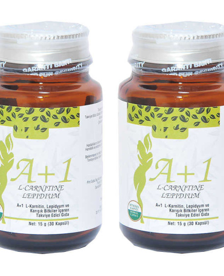 A1 L-Carnitine Lepidium Bitkisel 30  X 2 Adet