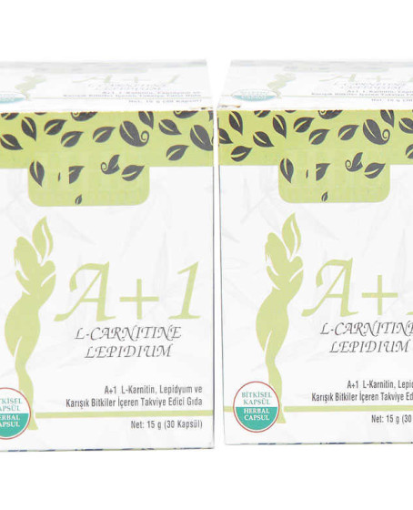 A1 L-Carnitine Lepidium Bitkisel 30  X 2 Adet