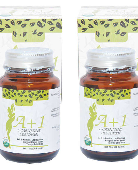 A1 L-Carnitine Lepidium Bitkisel 30  X 2 Adet
