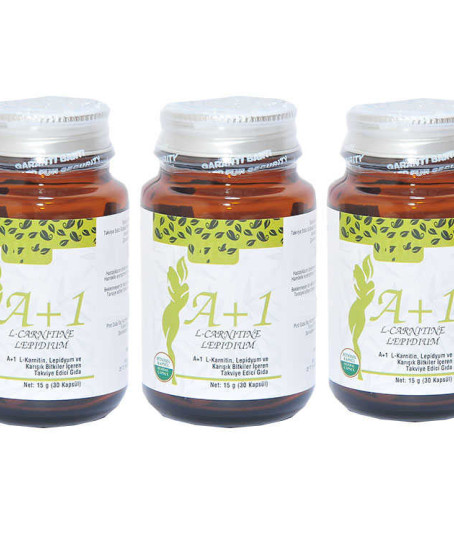 A1 L-Carnitine Lepidium Bitkisel 30  X 3 Adet