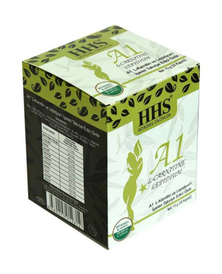 A1 L-Carnitine Lepidium Bitkisel 30  X 3 Adet