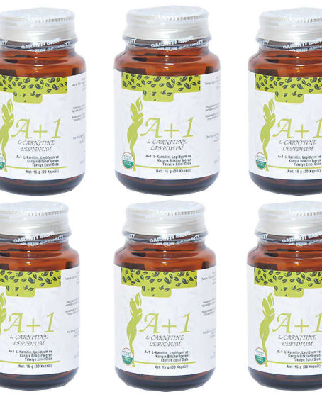 A1 L-Carnitine Lepidium Bitkisel 30  X 6 Adet
