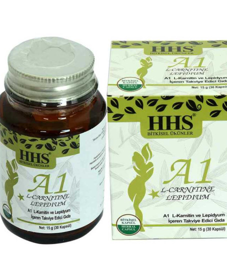 A1 L-Carnitine Lepidium Bitkisel 30  X 6 Adet