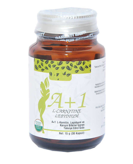 A1 L-Carnitine Lepidium Bitkisel 30  X 60 Adet