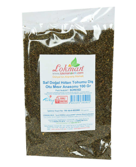 Hıltan Tohumu Diş Otu Mısır Anasonu Doğal 100 Gr Paket