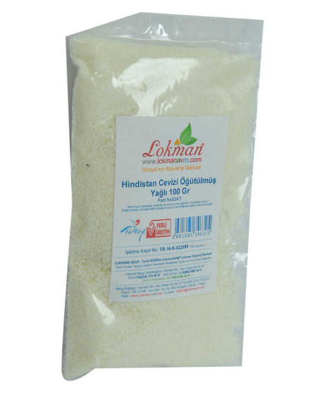 Hindistan Cevizi Öğütülmüş Yağlı 100 Gr Paket
