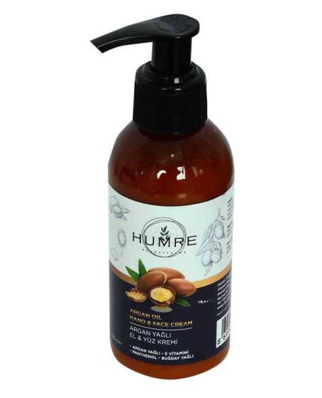 Humre Argan Yağlı E Vitaminli El ve Yüz Kremi 150 ML