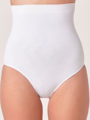 Beyaz Kadın Dikişsiz Slip Korse Beyaz Kadın Dikişsiz Slip Korse