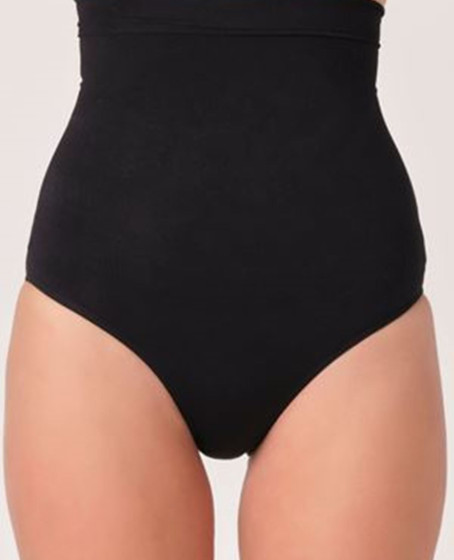 Siyah Kadın Dikişsiz Slip Korse Siyah Kadın Dikişsiz Slip Korse