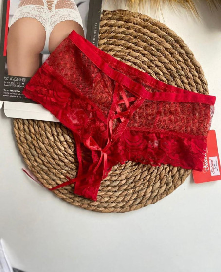 Kırmızı Kadın Puanlı Külot Margarita-K1006 Kırmızı Kadın Puanlı Külot Margarita-K1006