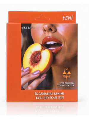 Şeftali Aromalı Yenilebilir İç Çamaşırı Takımı